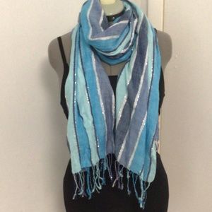 Rachelle Striped Lightweight Scarf 27”x70”